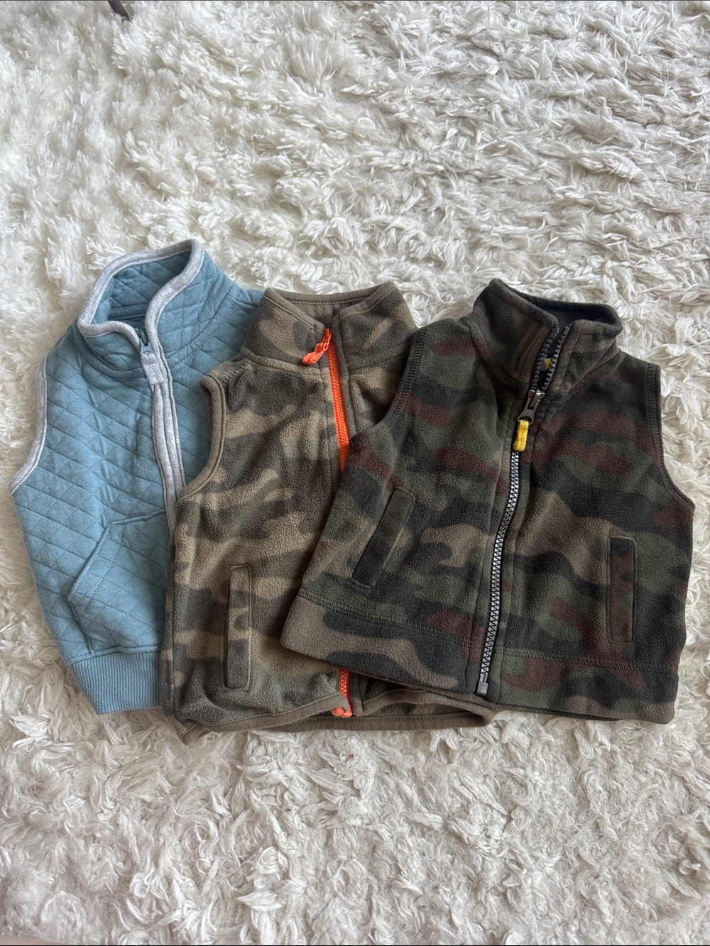 Set of 3 Infant Vests- 6 months